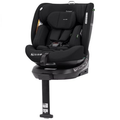 Scaun auto rotativ 360° SPS Carrello OCTOPUS i-SIZE 40-150 cm ISOFIX Midnight Black - imagine 5